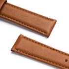 Luxury Black Leather Watch Strap Odm 14mm Watch Strap Fashion Genuine